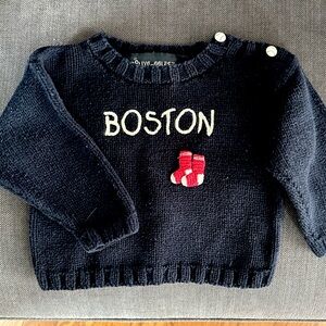 Boston Red Sox baby sweater